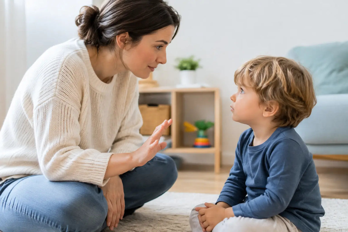A Calm Boundary Language Guide for Toddlers